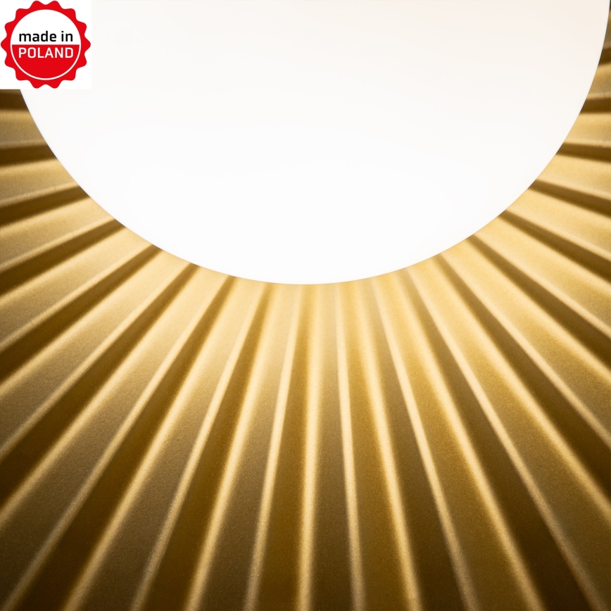 Wandleuchte SUNPLISS 1xG9/10W/230V Ø 30 cm goldfarben/cremefarben