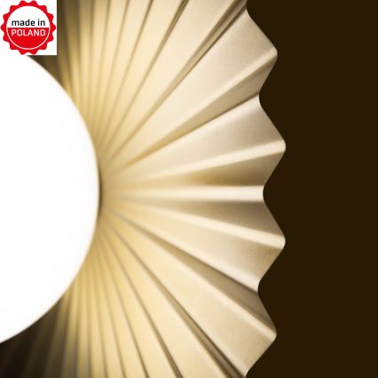 Wandleuchte SUNPLISS 1xG9/10W/230V Ø 35 cm Gold/Creme