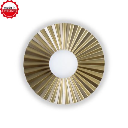 Wandleuchte SUNPLISS 1xG9/10W/230V Ø 35 cm Gold/Creme