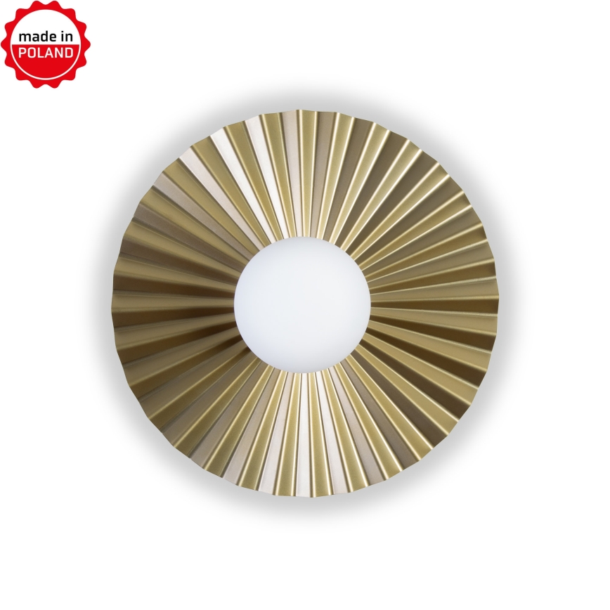 Wandleuchte SUNPLISS 1xG9/10W/230V Ø 35 cm Gold/Creme