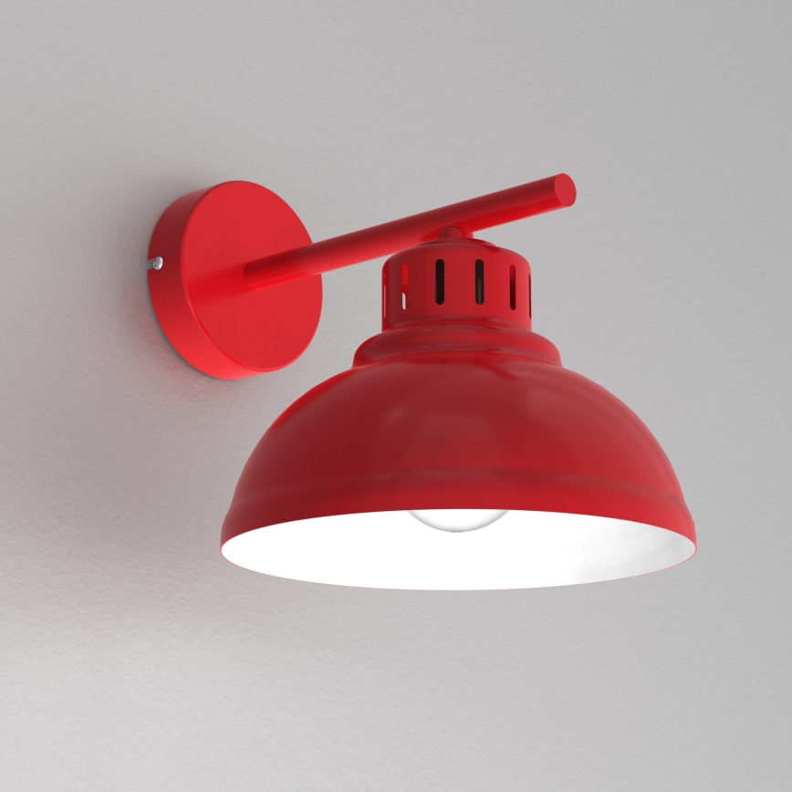 Wandleuchte SVEN 1xE27/15W/230V rot