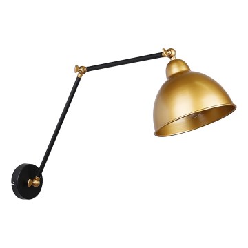 Wandleuchte TRUCK 1xE27/40W/230V gold/schwarz