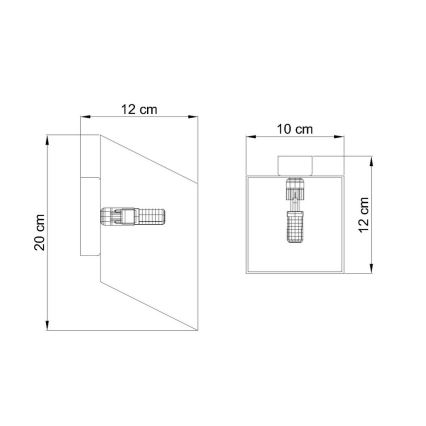 Wandleuchte TUNNEL 1xG9/40W/230V