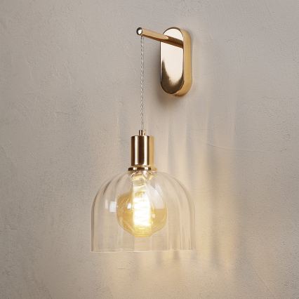 Wandleuchte VIVE 1xE27/15W/230V goldfarben