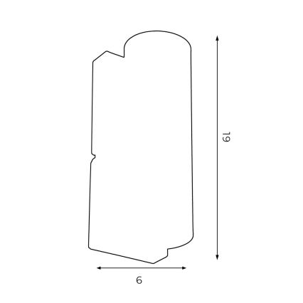 Wandleuchte WALL 1xGU10/8W/230V weiß