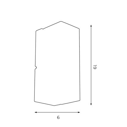 Wandleuchte WALL 1xGU10/8W/230V weiß