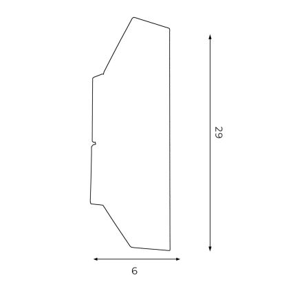 Wandleuchte WALL 2xGU10/8W/230V schwarz