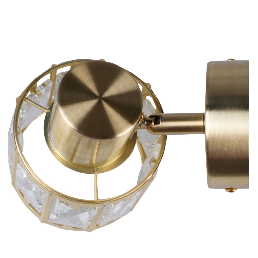 Wandleuchte ZAHARA 1xE27/10W/230V, goldfarben