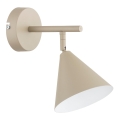 Wandleuchte ZELTA 1xE27/15W/230V beige