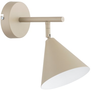 Wandleuchte ZELTA 1xE27/15W/230V beige