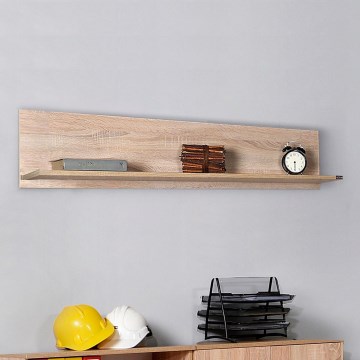 Wandregal 25x120 cm braun