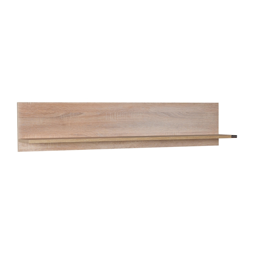 Wandregal 25x120 cm braun