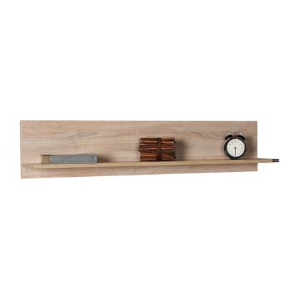 Wandregal 25x120 cm braun