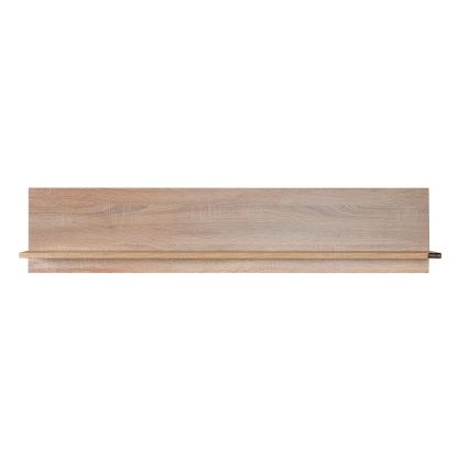 Wandregal 25x120 cm braun