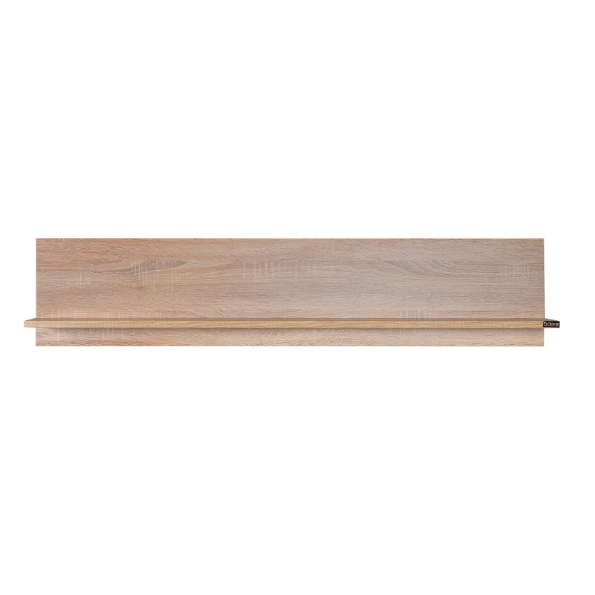Wandregal 25x120 cm braun
