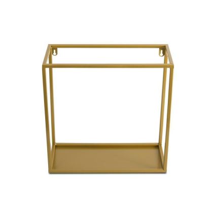 Wandregal 35x35 cm in Gold