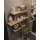 Wandregal 70x60 cm golden/braun