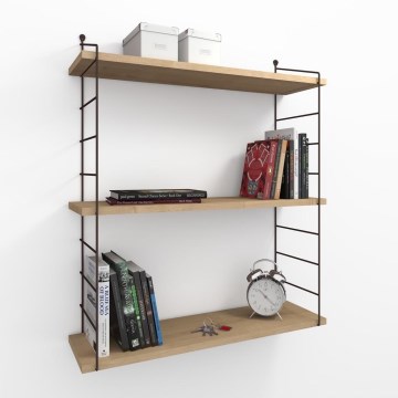 Wandregal ARMONI 85x72 cm beige/braun