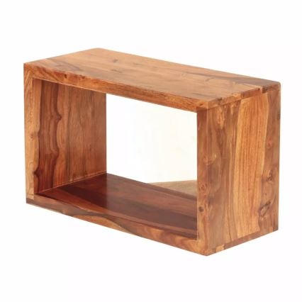 Wandregal GANI 30x50 cm Massivholz/Palisander