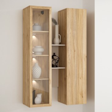Wandregal KIRO Eiche/Beige