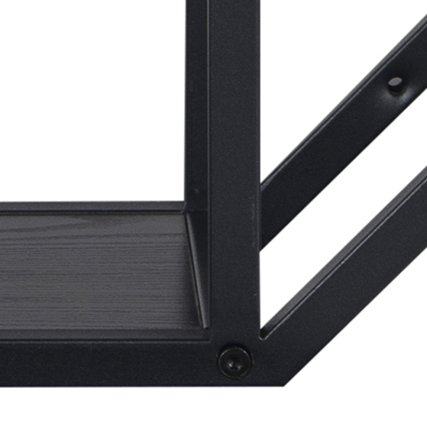 Wandregal SARON 77x77 cm schwarz