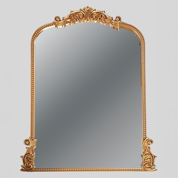 Wandspiegel 114x86x2,7 cm golden