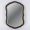 Wandspiegel 34,5x23,2 cm schwarz/golden