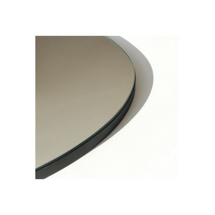 Wandspiegel 60x60 cm schwarz