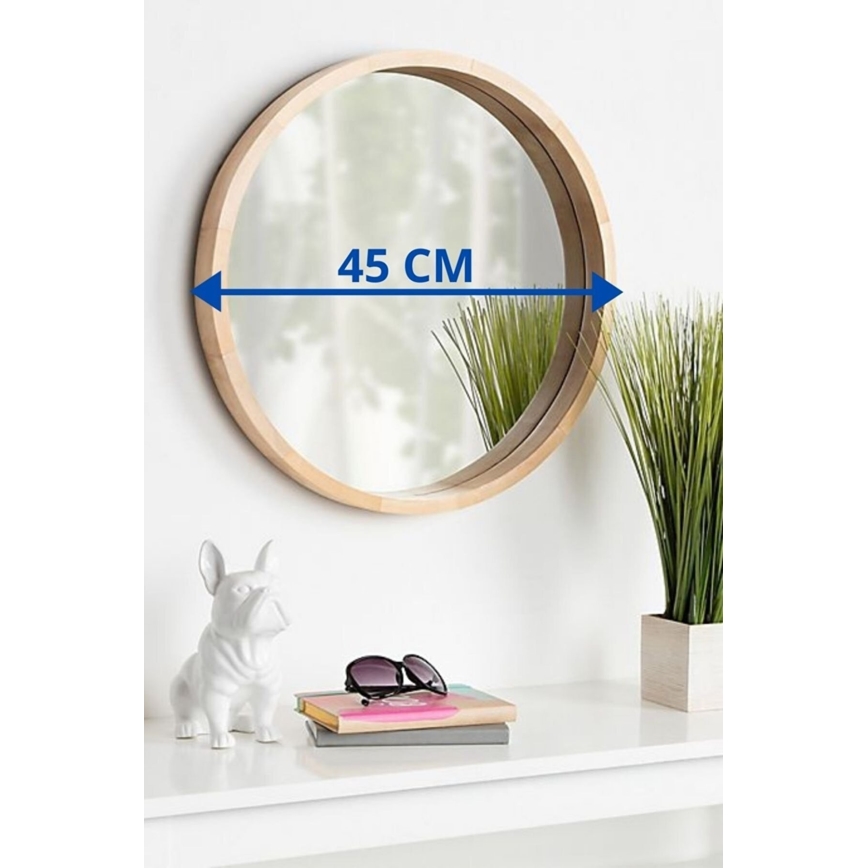 Wandspiegel d 45 cm Kiefer