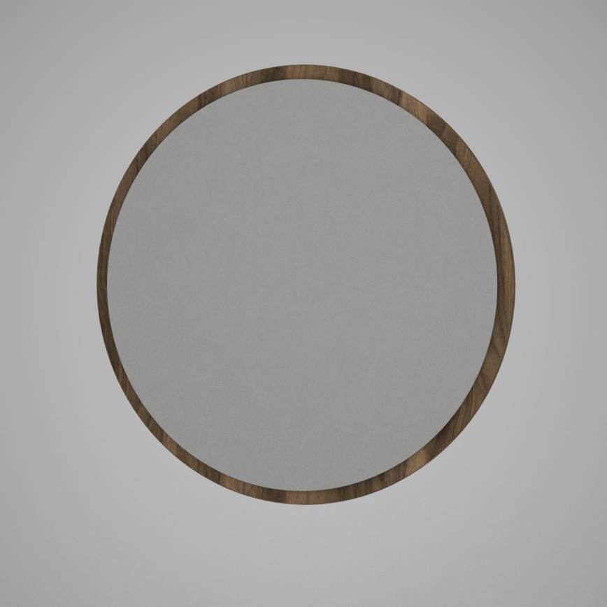 Wandspiegel GLOB d 59 cm braun