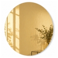 Wandspiegel HOUSEVITAMIN Ø 80 cm, goldfarben