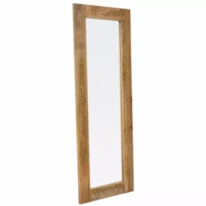 Wandspiegel MANU 170x60 cm Massivholz/Mangobaum