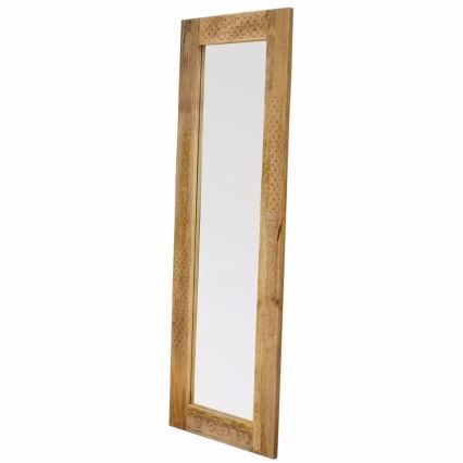 Wandspiegel MANU 170x60 cm Massivholz/Mangobaum
