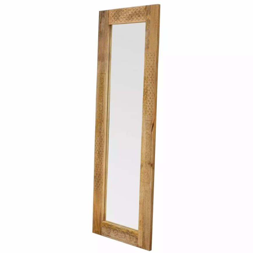 Wandspiegel MANU 170x60 cm Massivholz/Mangobaum