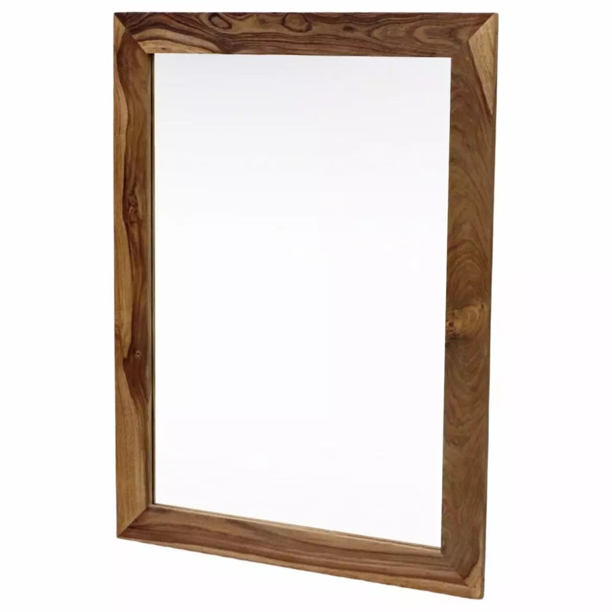 Wandspiegel RAMI 120x90 cm Massivholz/Rosenholz