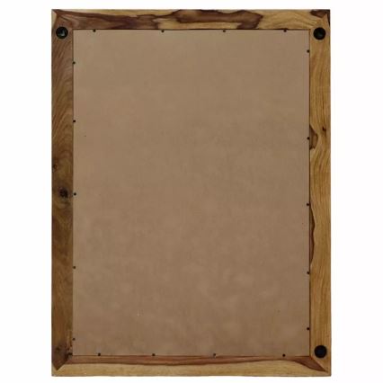Wandspiegel RAMI 120x90 cm Massivholz/Rosenholz