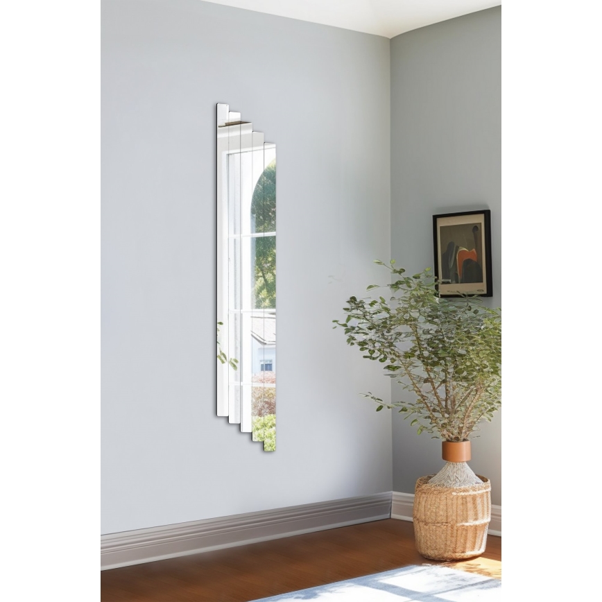 Wandspiegel RECTANGULAR 100x25 cm - 5 parts