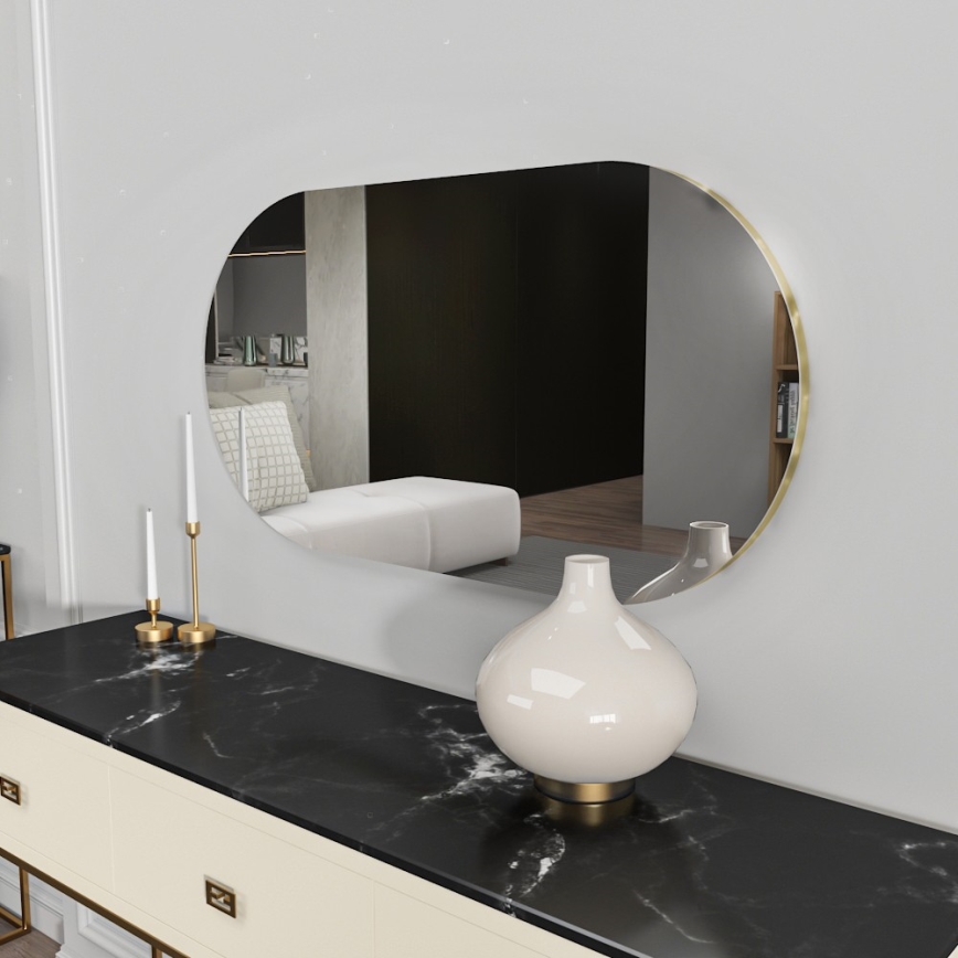 Wandspiegel RIORS 85x45 cm golden