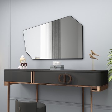 Wandspiegel TARZ 49x86 cm schwarz