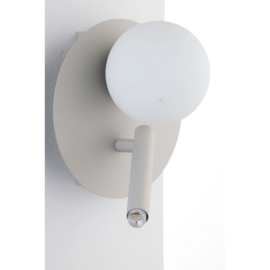 Wandspot HOTEL MOOD 1xG9/12W/230V + 1xG9/3W grau