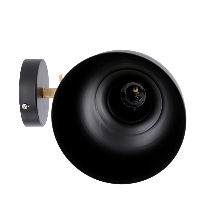 Wandleuchte RENO 1xE27/40W/230V Schwarz