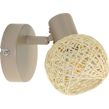 Wandstrahler DEX 1xE14/10W/230V beige/creme