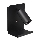 Wandstrahler mit Ablage und USB-Ladevorrichtung 1xGU10/35W/230V schwarz