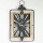 Wanduhr 1xAA 76x46 beige/schwarz