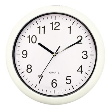 Wanduhr 1xAA weiß