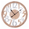 Wanduhr, 1× AA, Ø 60 cm, beige/weiß