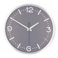 Wanduhr, Ø 30,5 cm, 1×AA, mattchrom