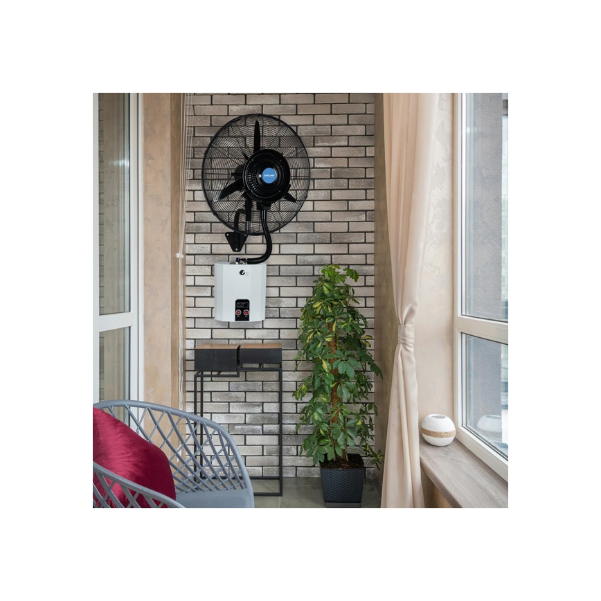 Wandventilator 200 W/230 V, Ø 65 cm, schwarz