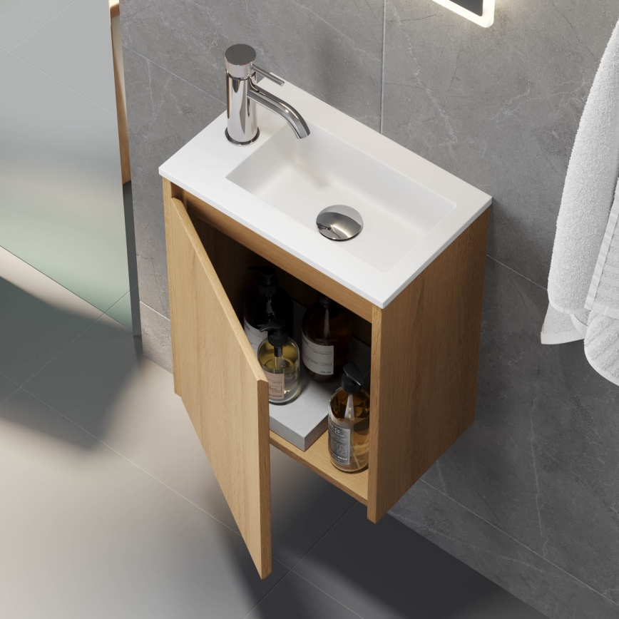 Waschbeckenunterschrank COMO 40 cm Eiche