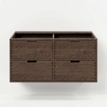 Waschbeckenunterschrank GRIBSKOV 120 cm, Braun/Eiche